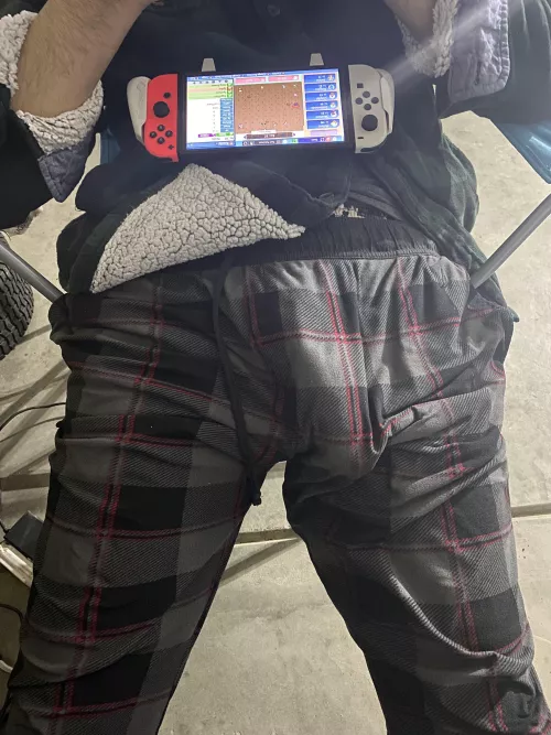 He’s always getting hard around me 🤤