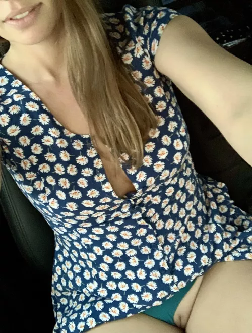 I actually wore panties with my dress! [F38]