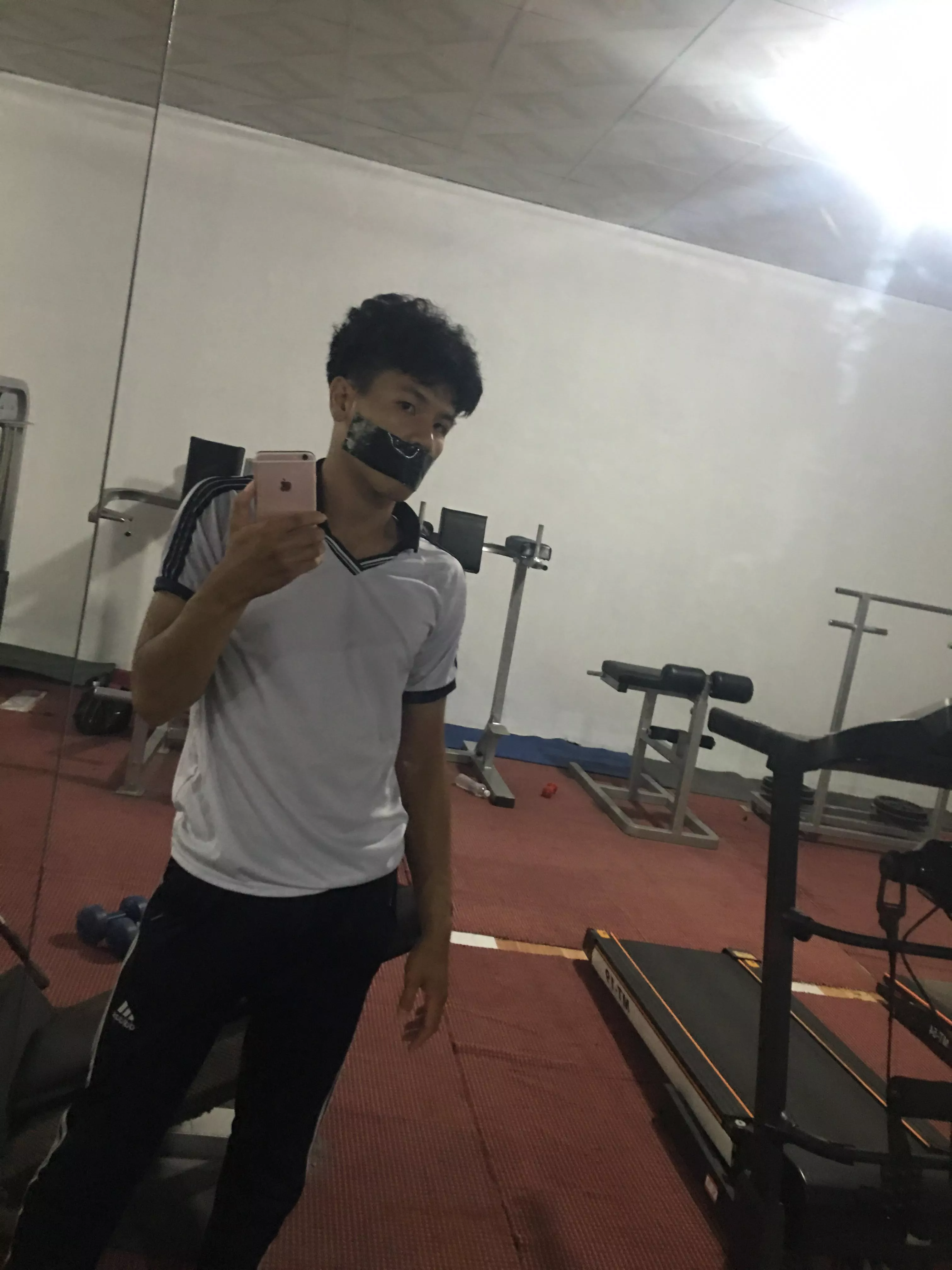 Just another day at the Gym.