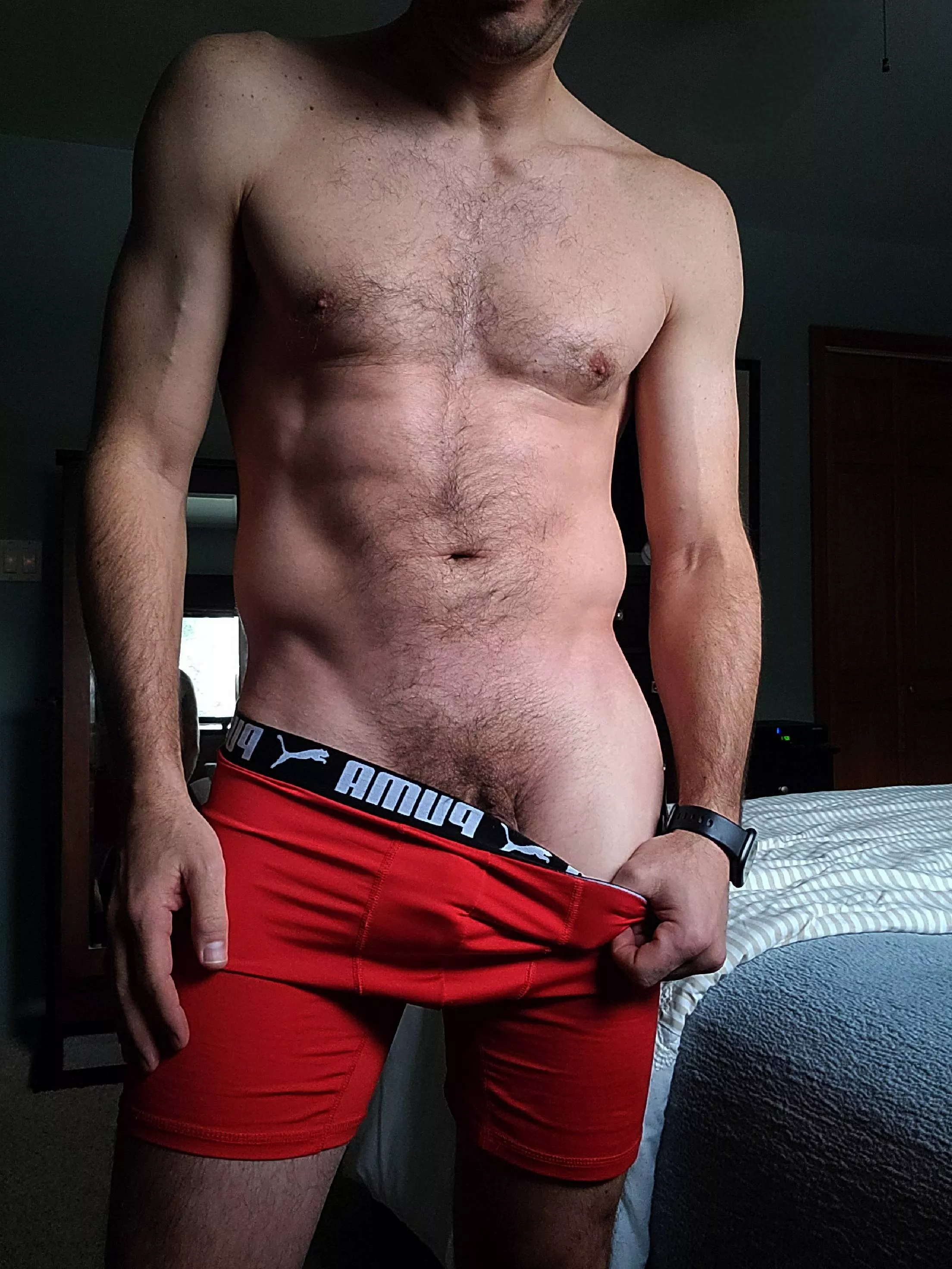 Let's get these off and spend the weekend in that bed