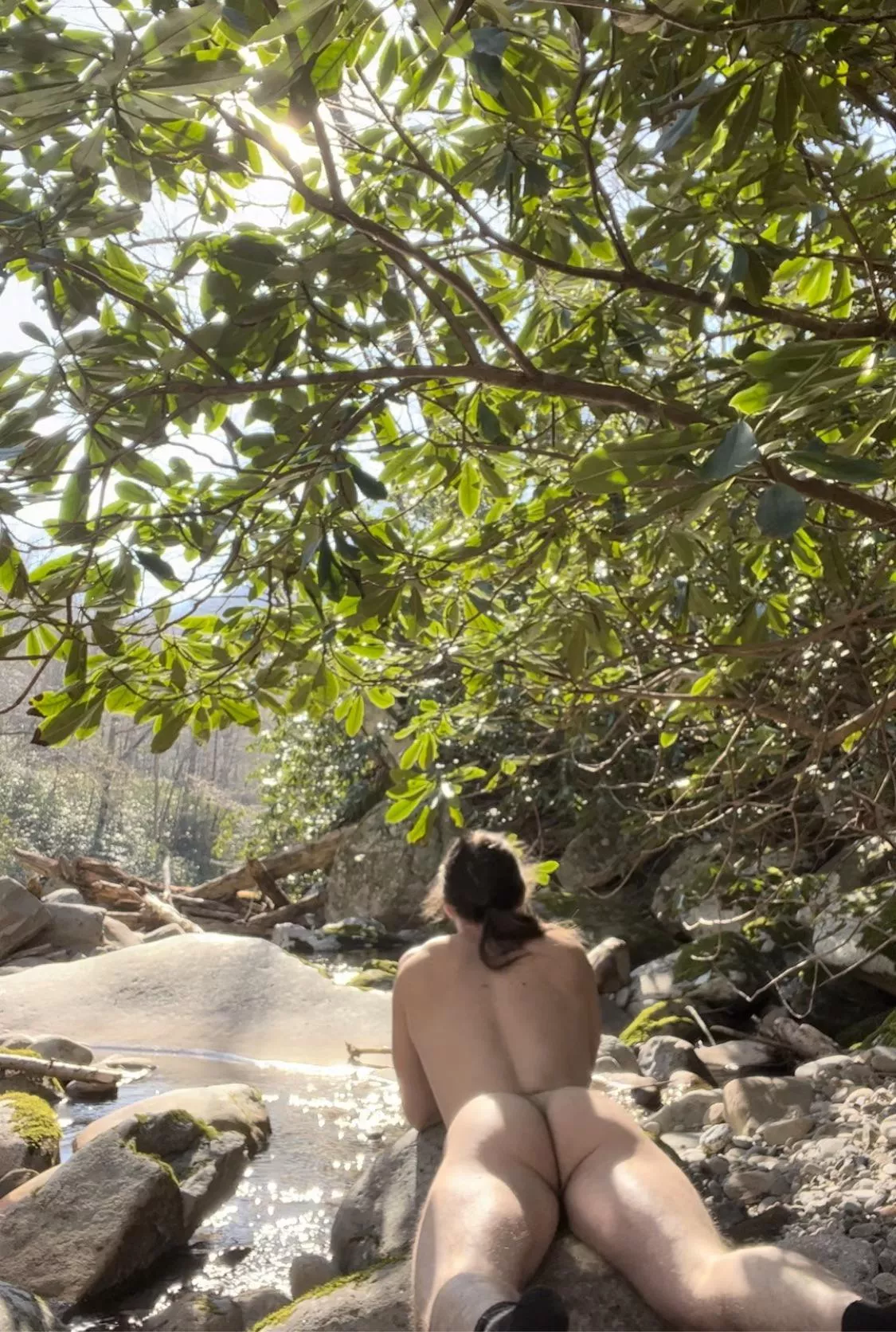 [M] Sunning the Buns Beside a Lovely Appalachian Creek