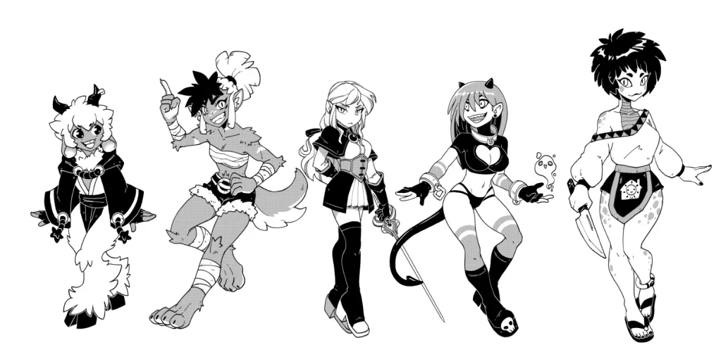 Monster girls research for Freaky 1/2 [OC]