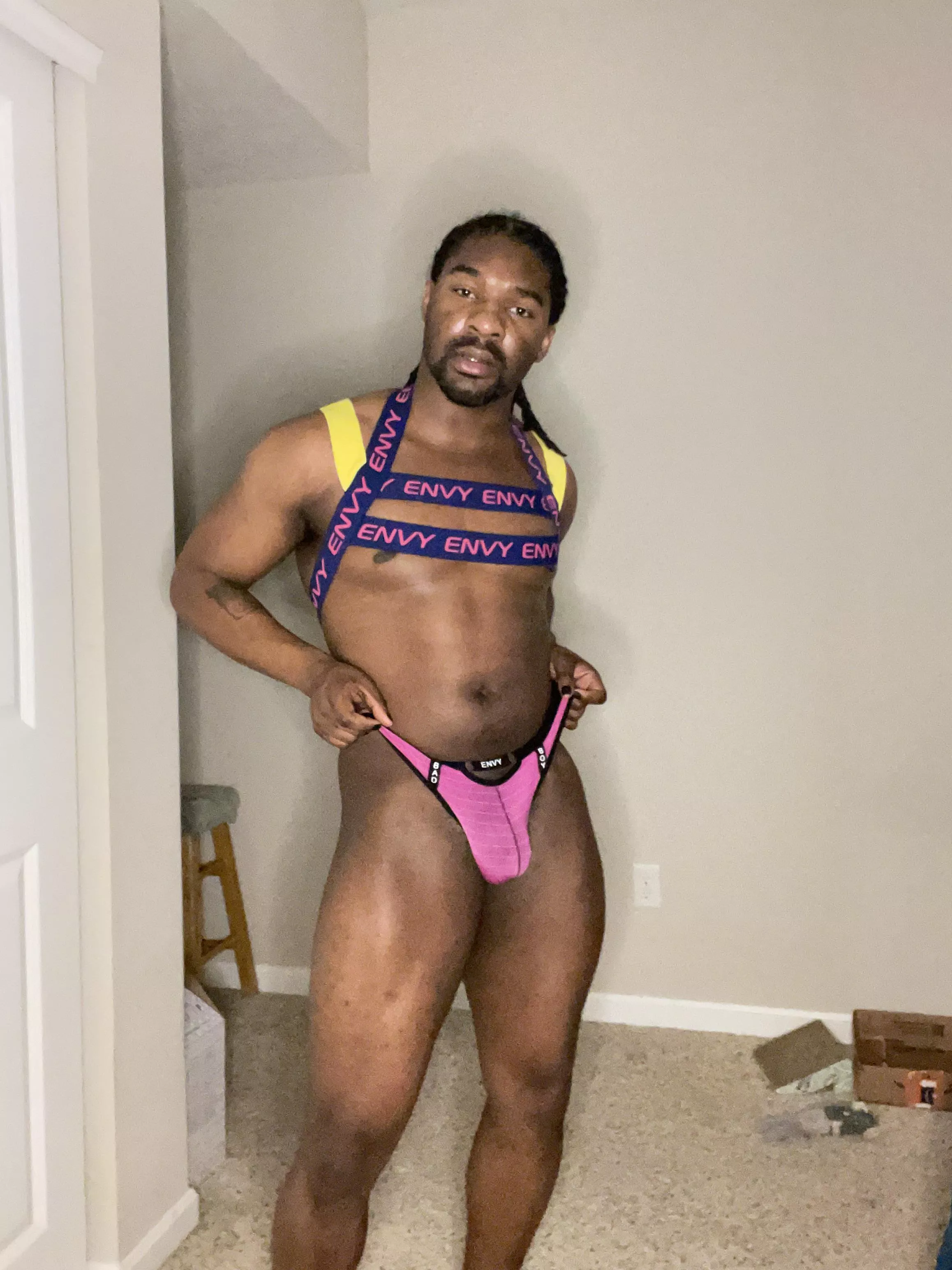 My new jock and harness combo