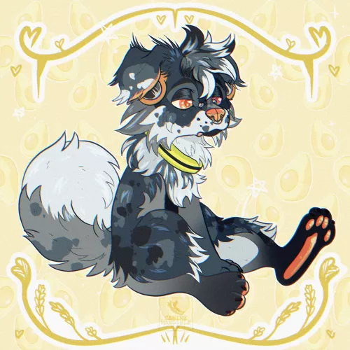 New fursona!! ✨️ [art by me]