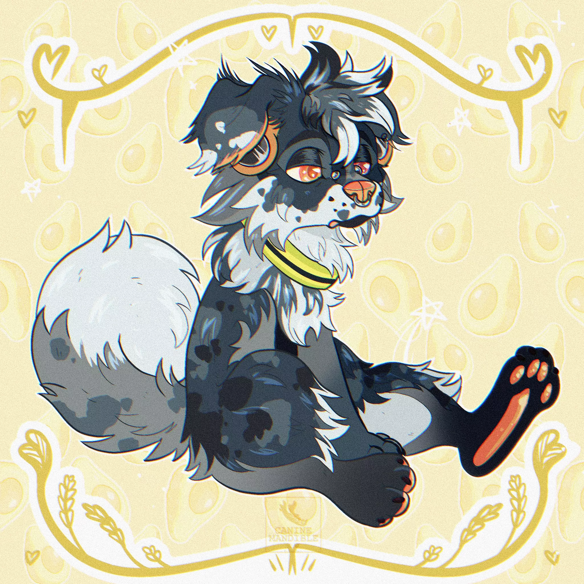 New fursona!! ✨️ [art by me]