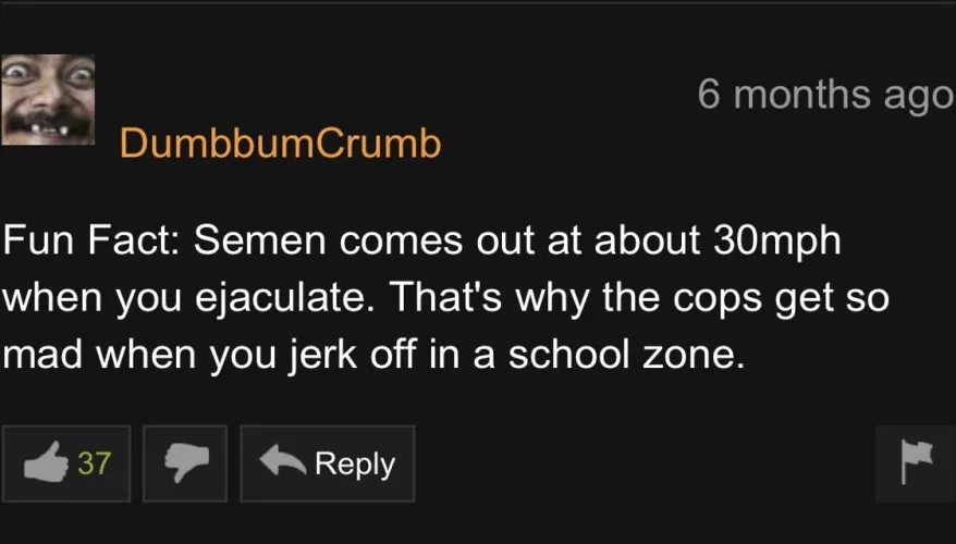 Oh, so that's why I got arrested last week!