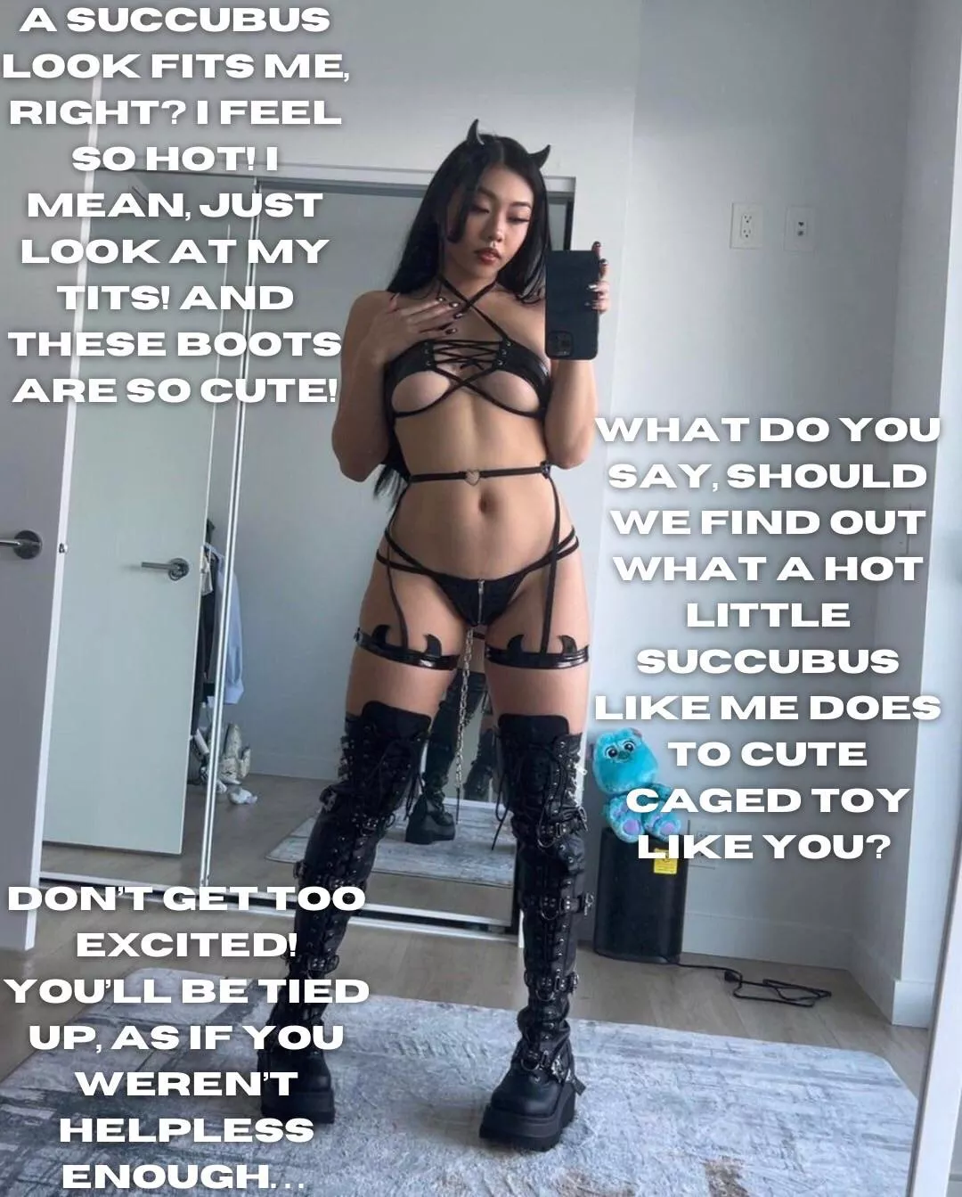 She’s so excited, don’t disappoint her!