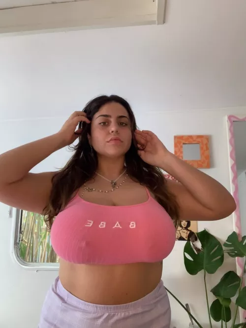 small nips, big tits.