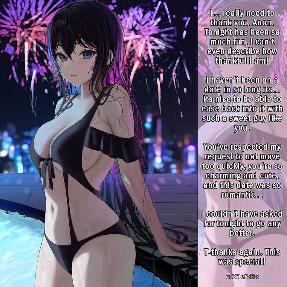 Super wholesome first date! [Male POV][Good guy][Romantic][Fireworks][Swimsuit][Pool]