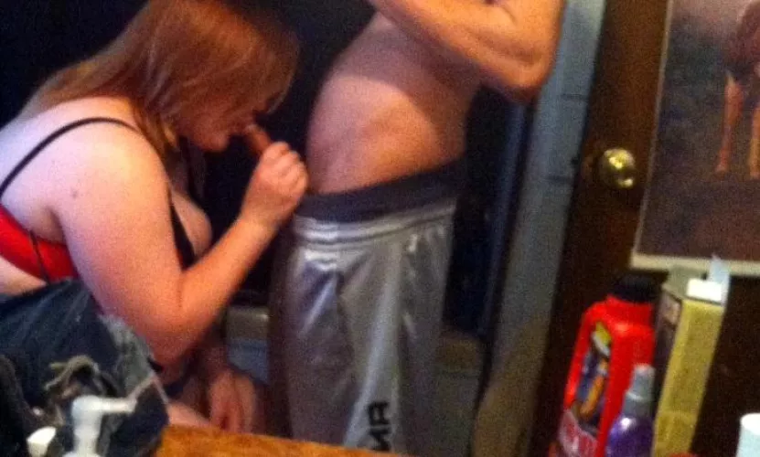 taking care of the morning wood