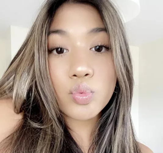 The lips and lashes get me