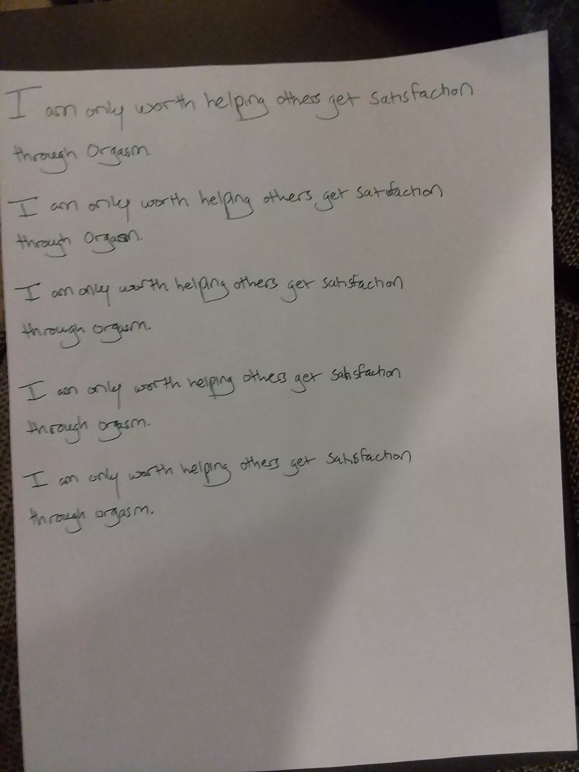 What did he call it? Right. Reinforcement.