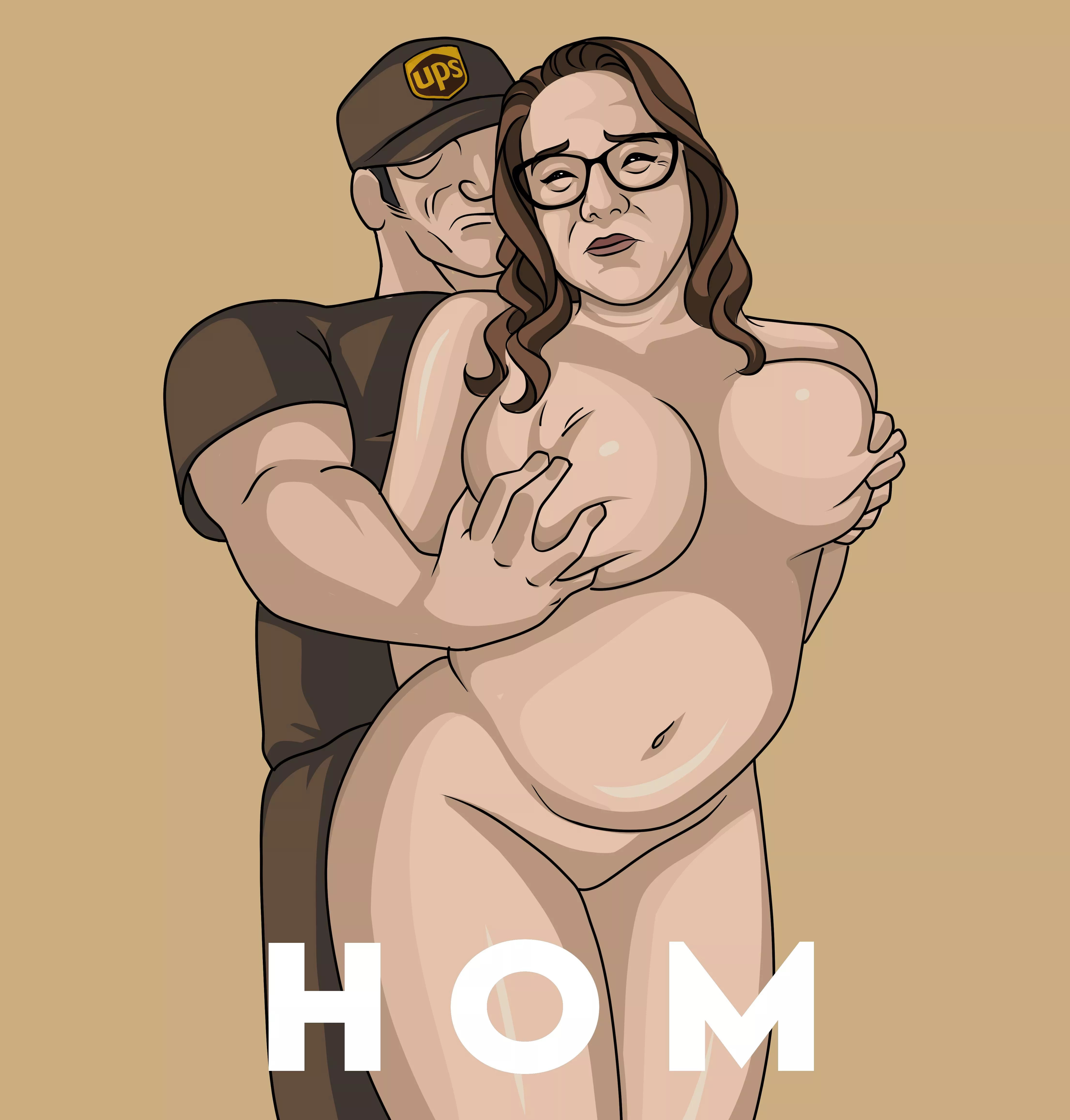 Wife impregnated by the UPS guy.