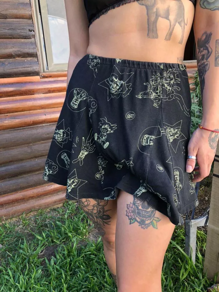 with this skirt it looks very sexy