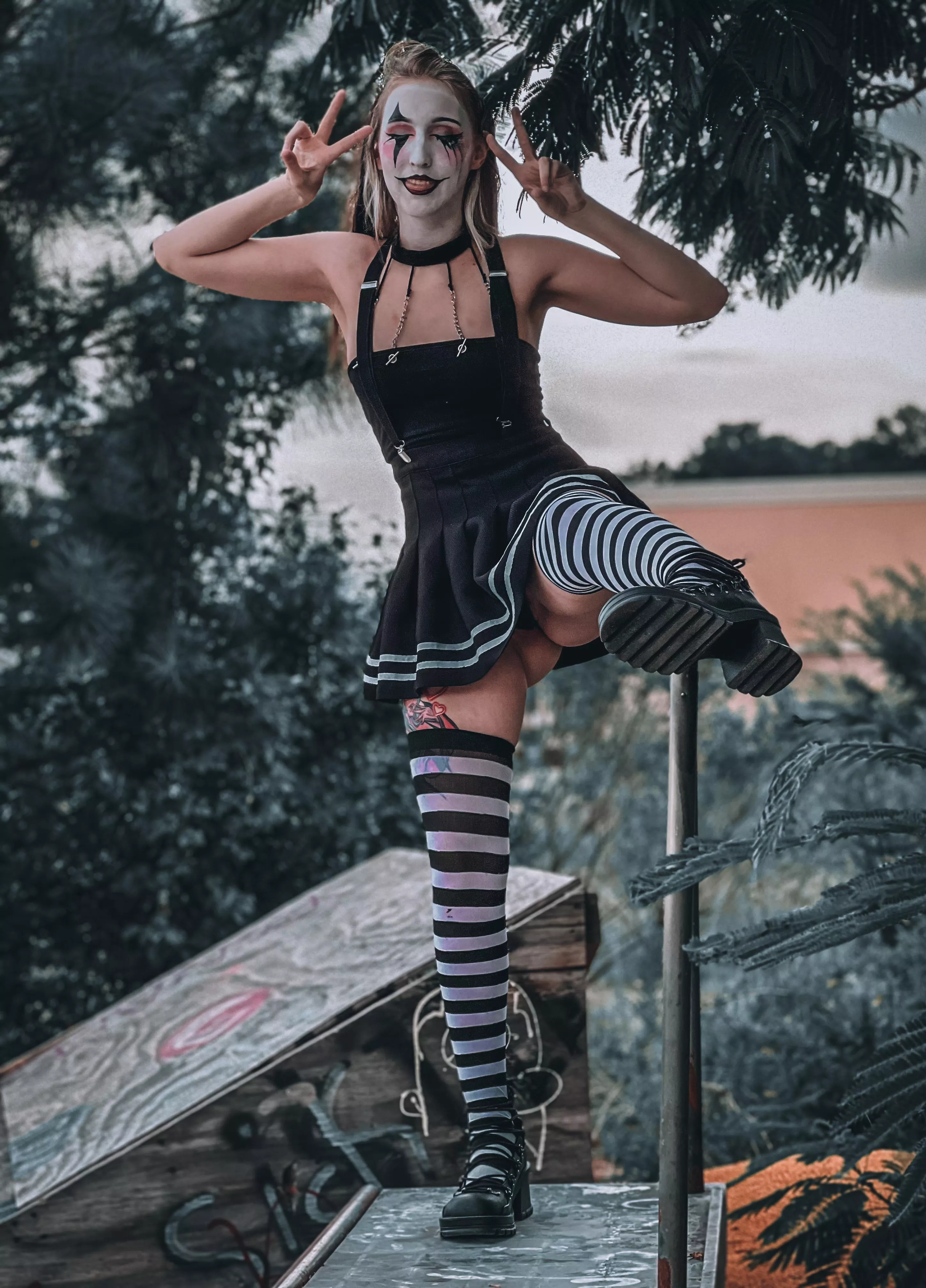 You can see it from the front.