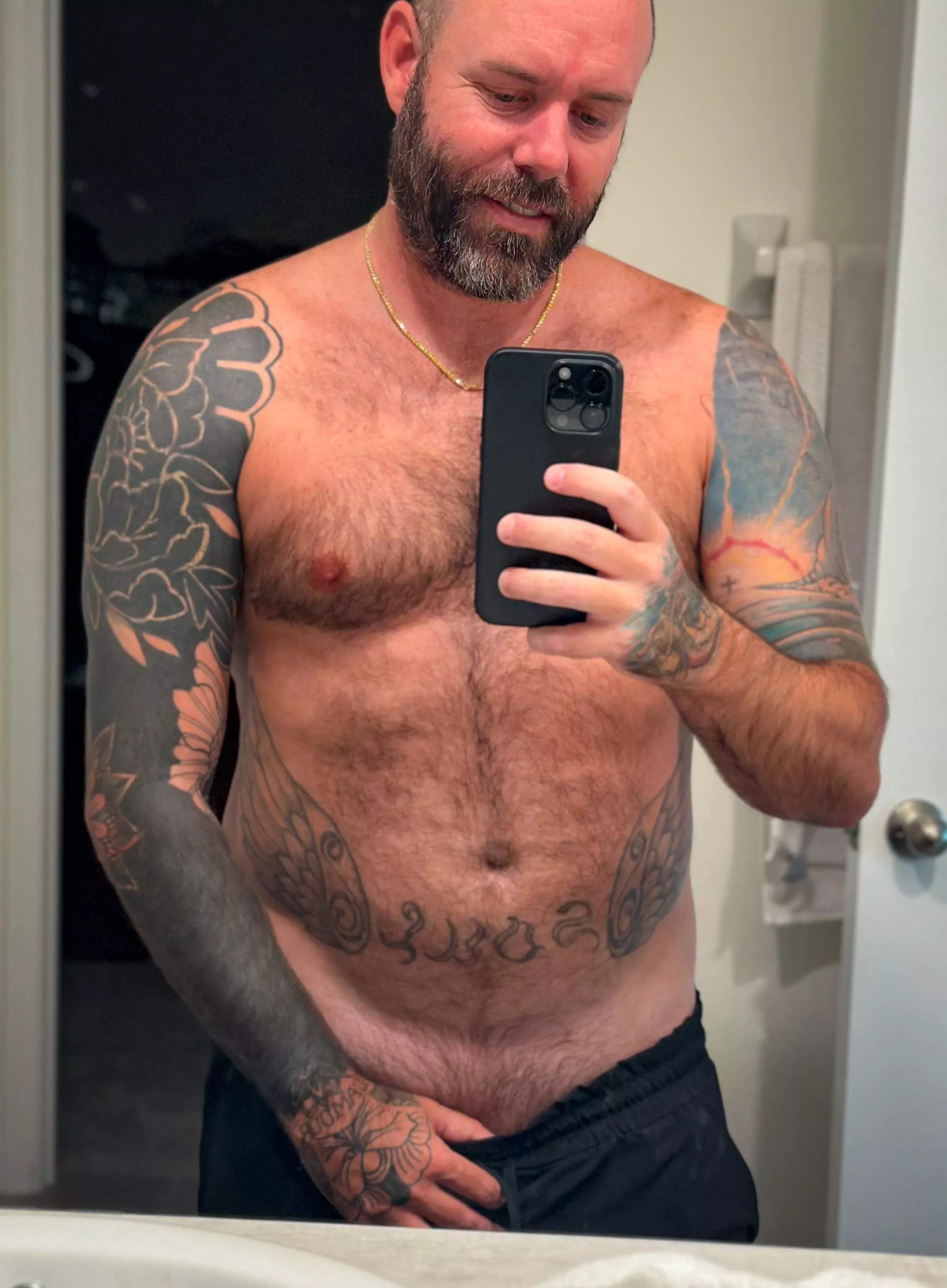 (35) about to wash the gym stink off.