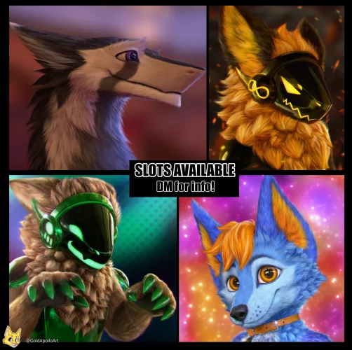 April slots are now open!