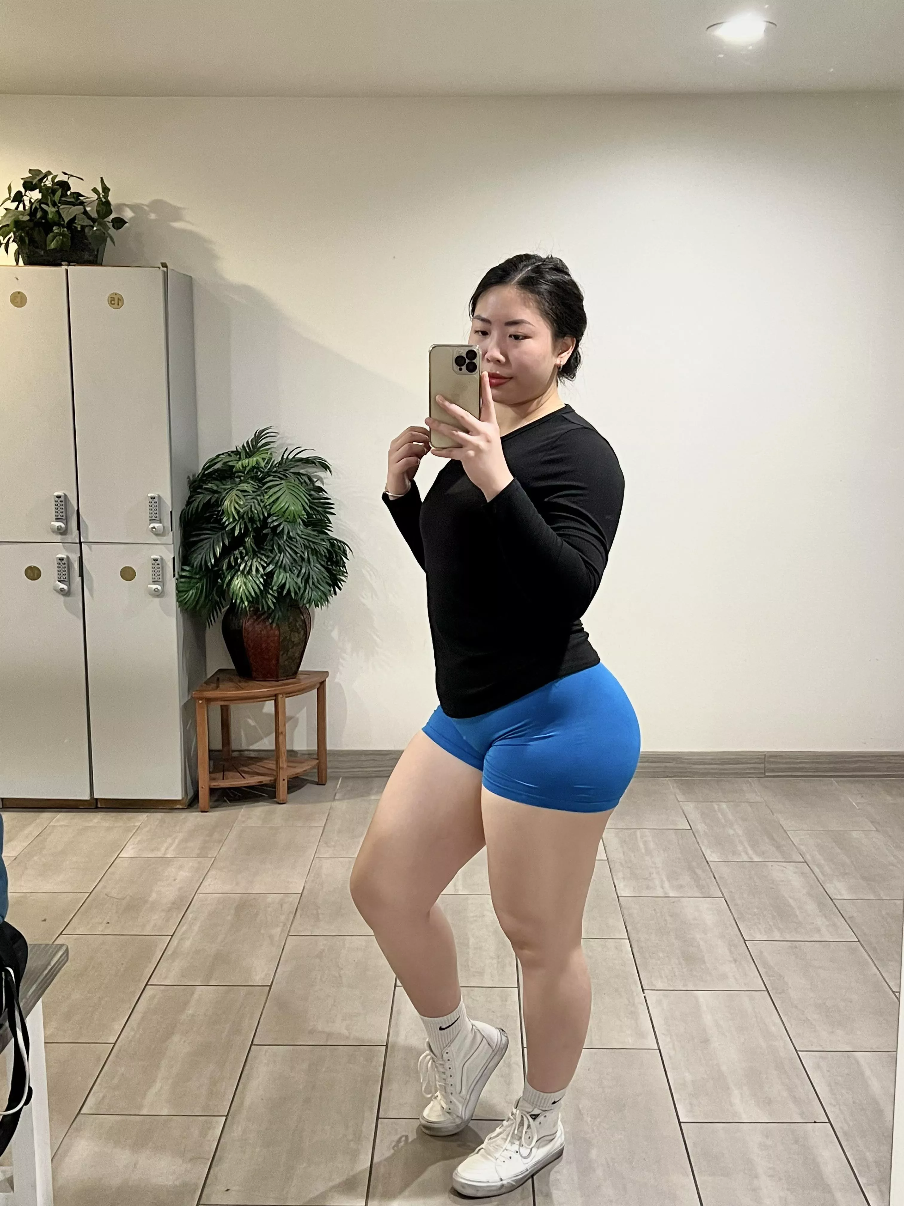 Asian fitness thick girl