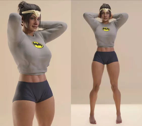 Casual Wonder Woman (emberstock) [DC]