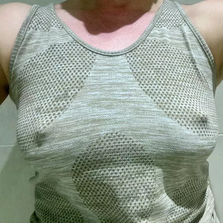 Gym pokies get lots of stares.