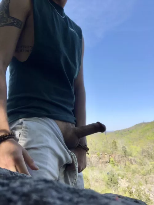 i love cumming out to the woods and pulling my dick out. anyone else?