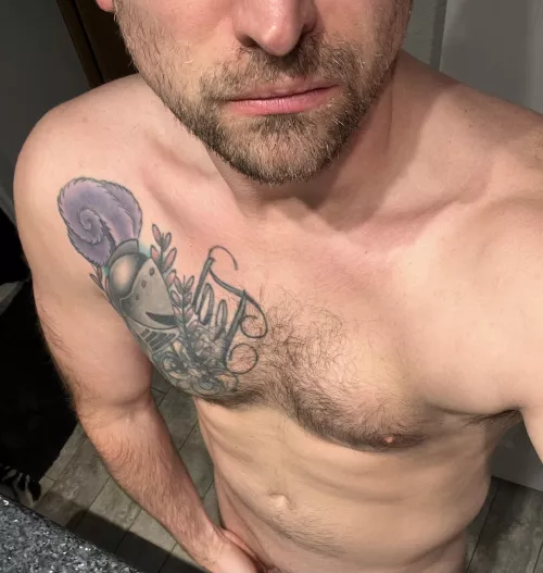 I used to shave but now I let it free