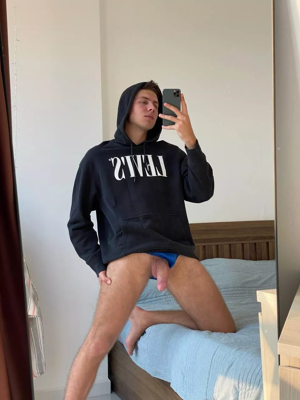 It's too hot for clothes today, I'm just gonna leave them on the floor