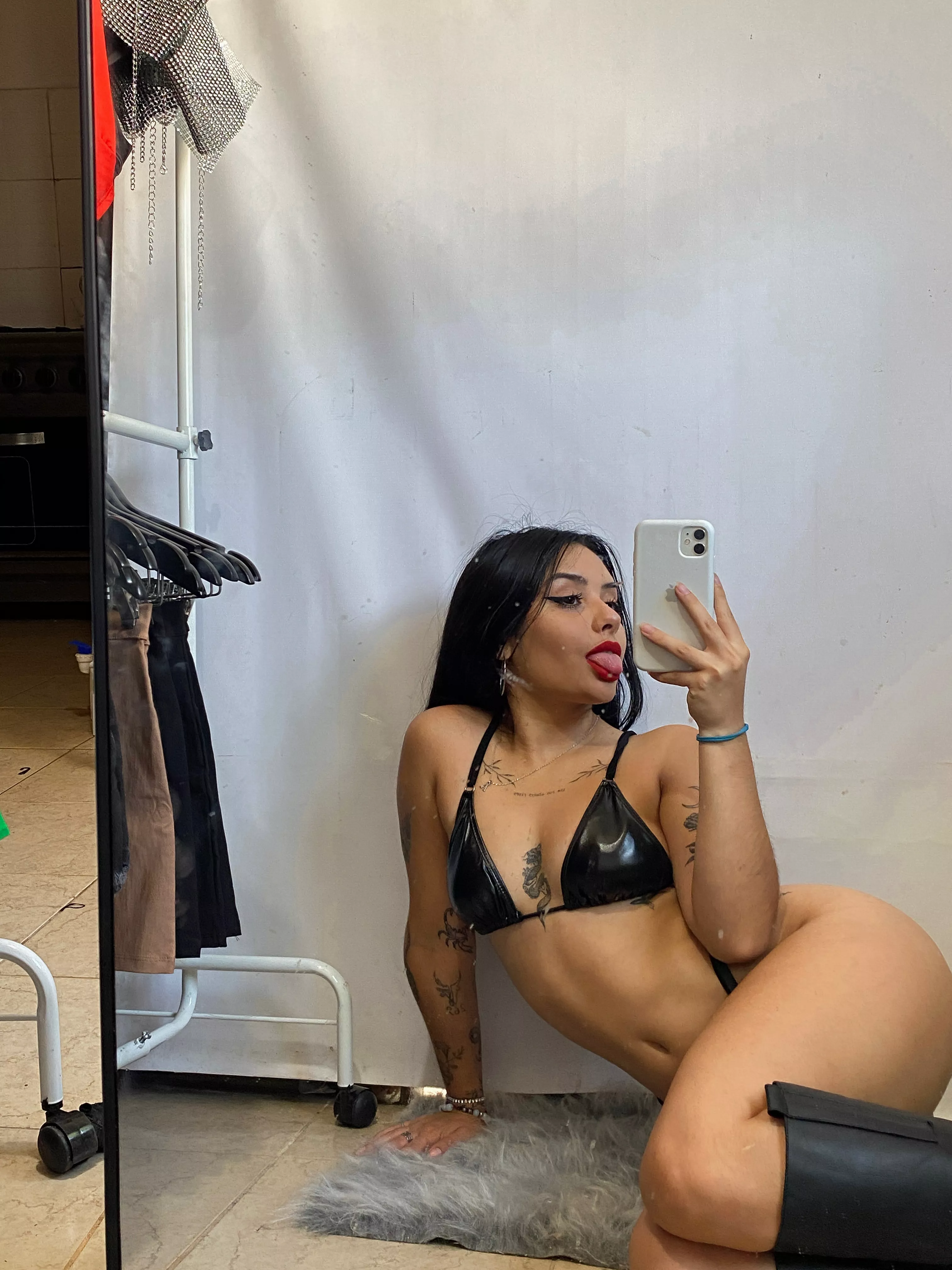 look at my tits and touch your dick