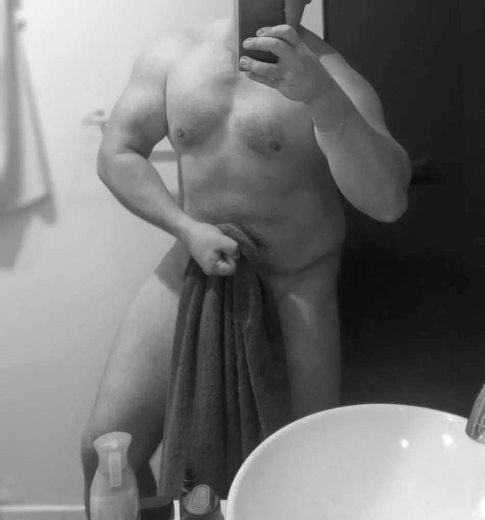 [m]aybe I should drop this towel?