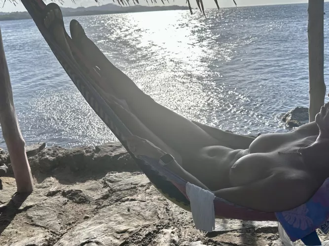 My tits sparkling in the sun. 52(f) and hotAF.