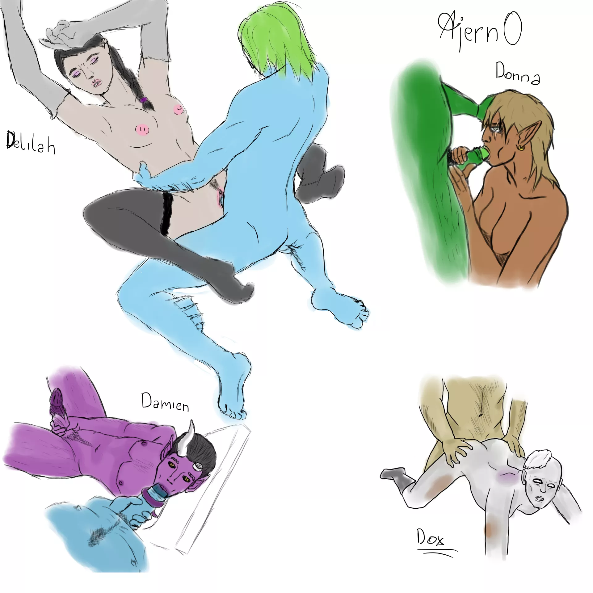 [OC] My Changeling has many personas, but always enjoys a good dick