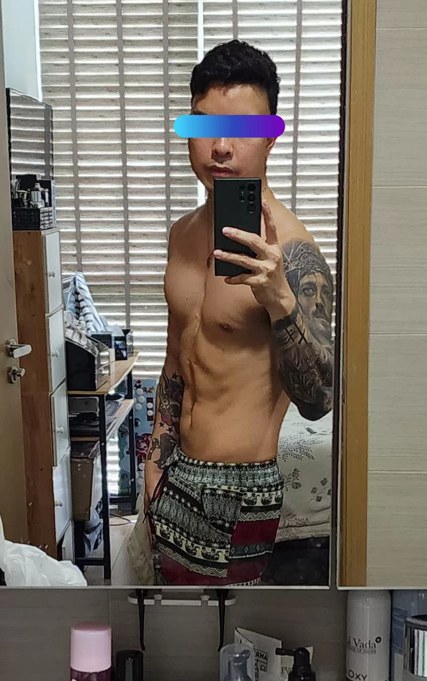 Representing the lean Asian tattooed boys community... 😉