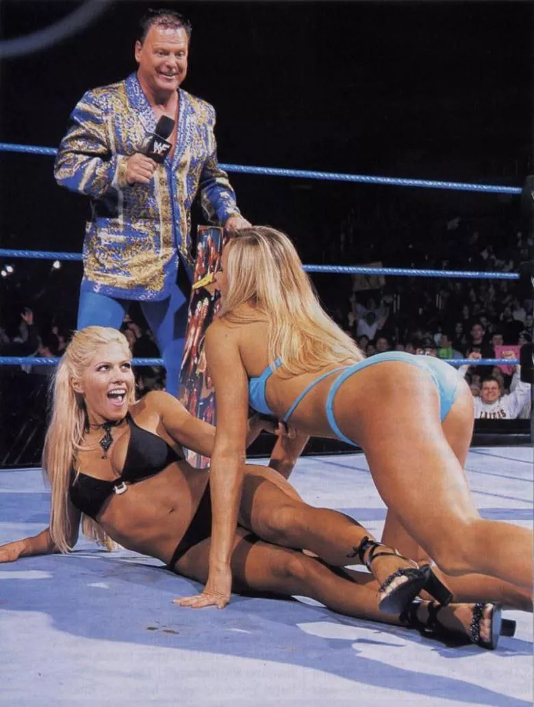 Stacy Keibler and Torrie Wilson