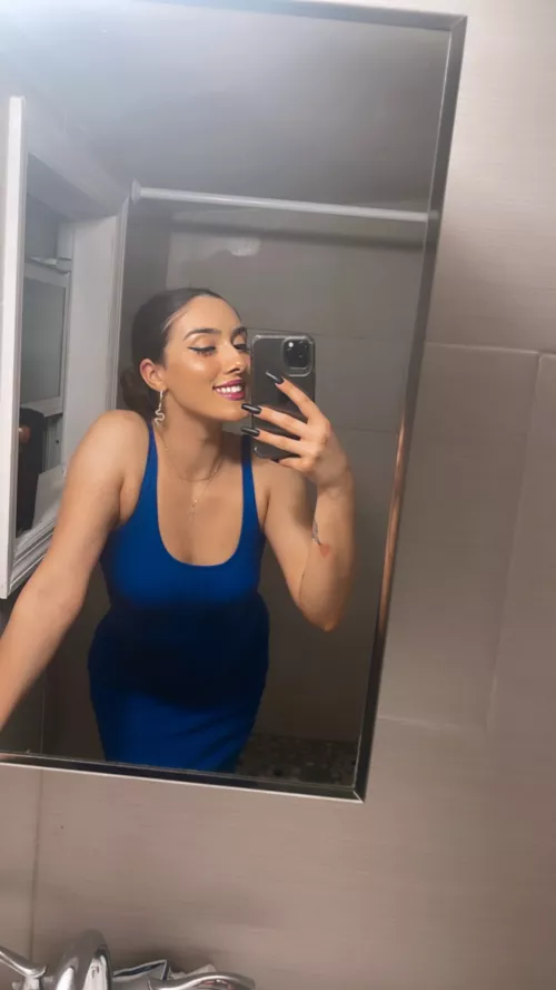 This dress is hugging my sexy body <3