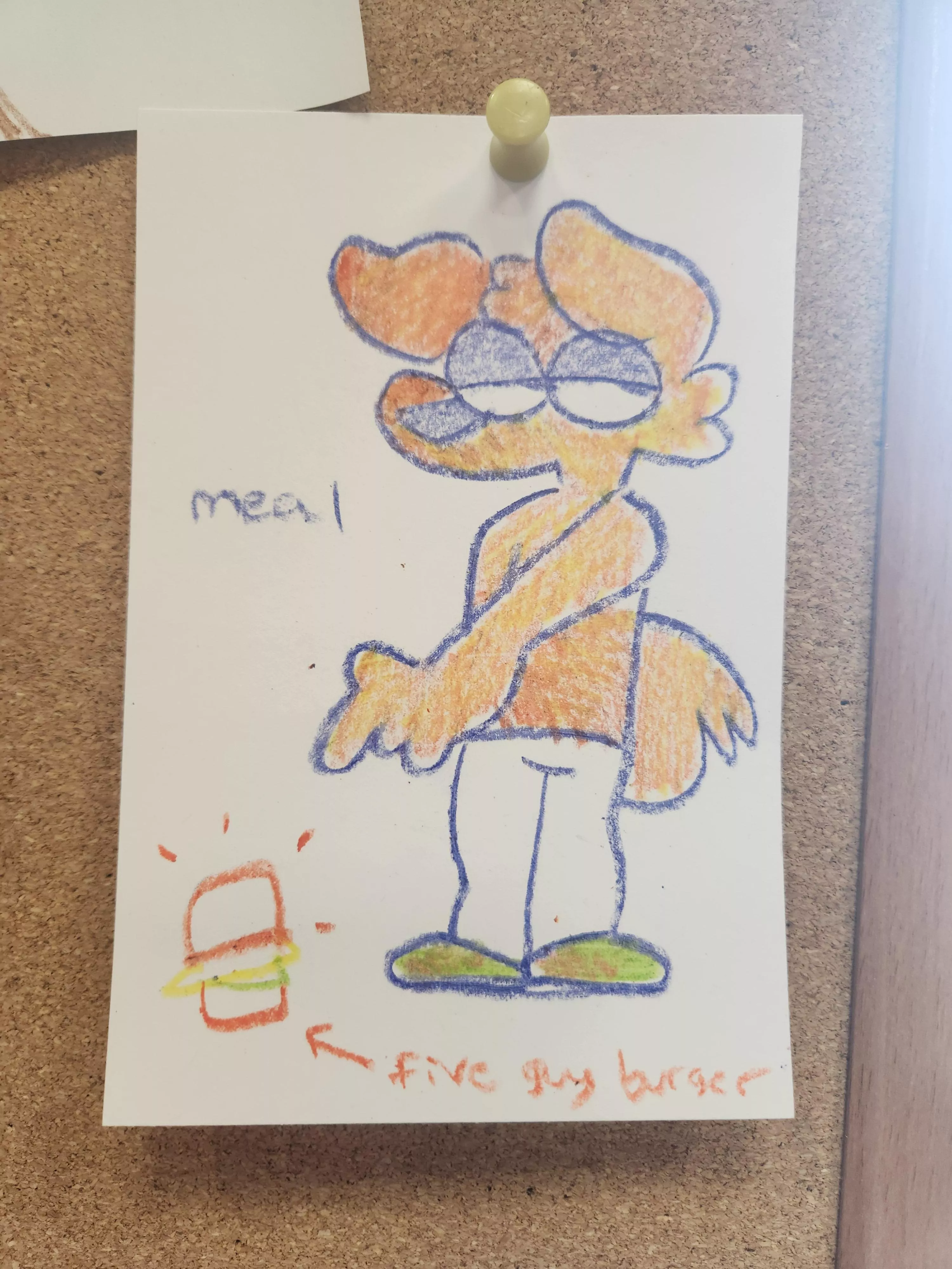 went to five guys last night and made a little cursed creature mhm mhm 😈
