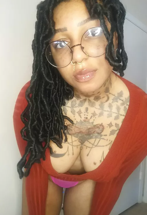 What are you waiting for? Take my dress off and see what's under my panties...