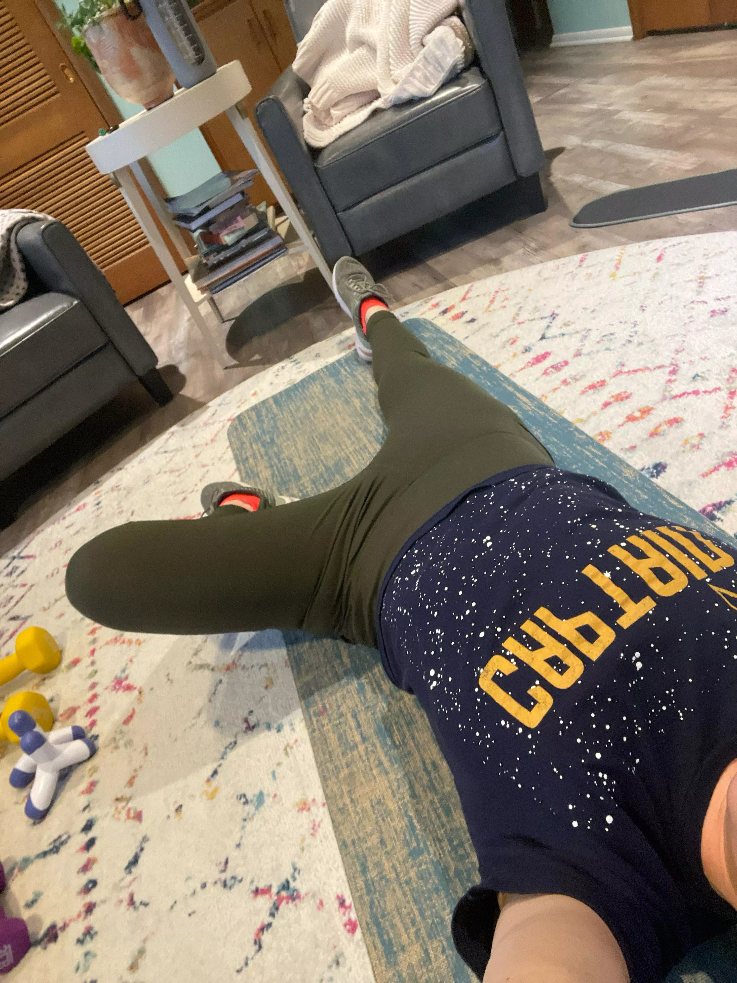 Workout done. Dying lol