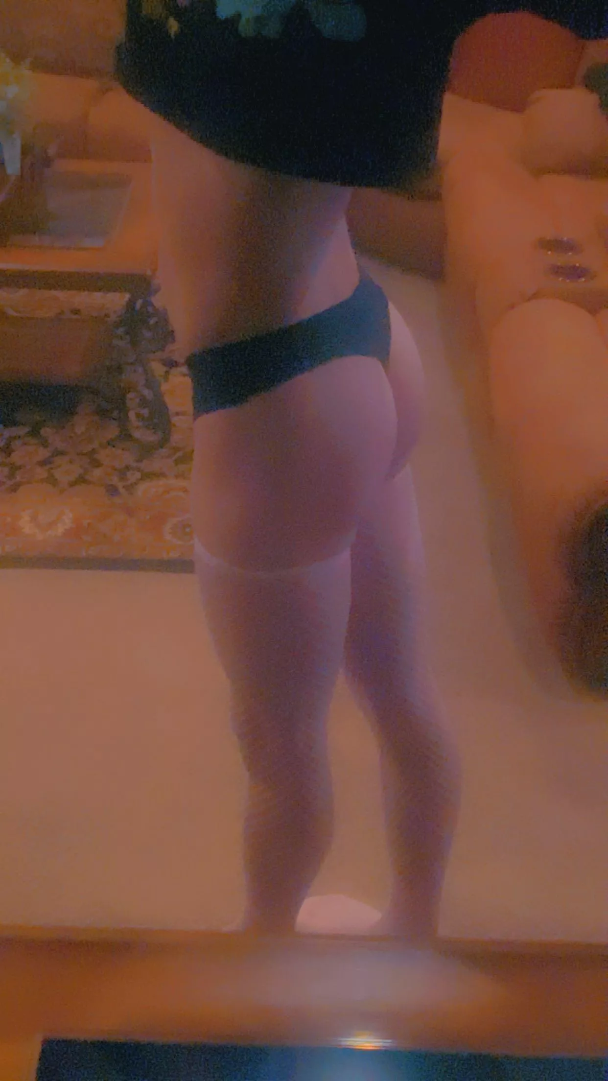 Would you let me walk around your place like this? 😘