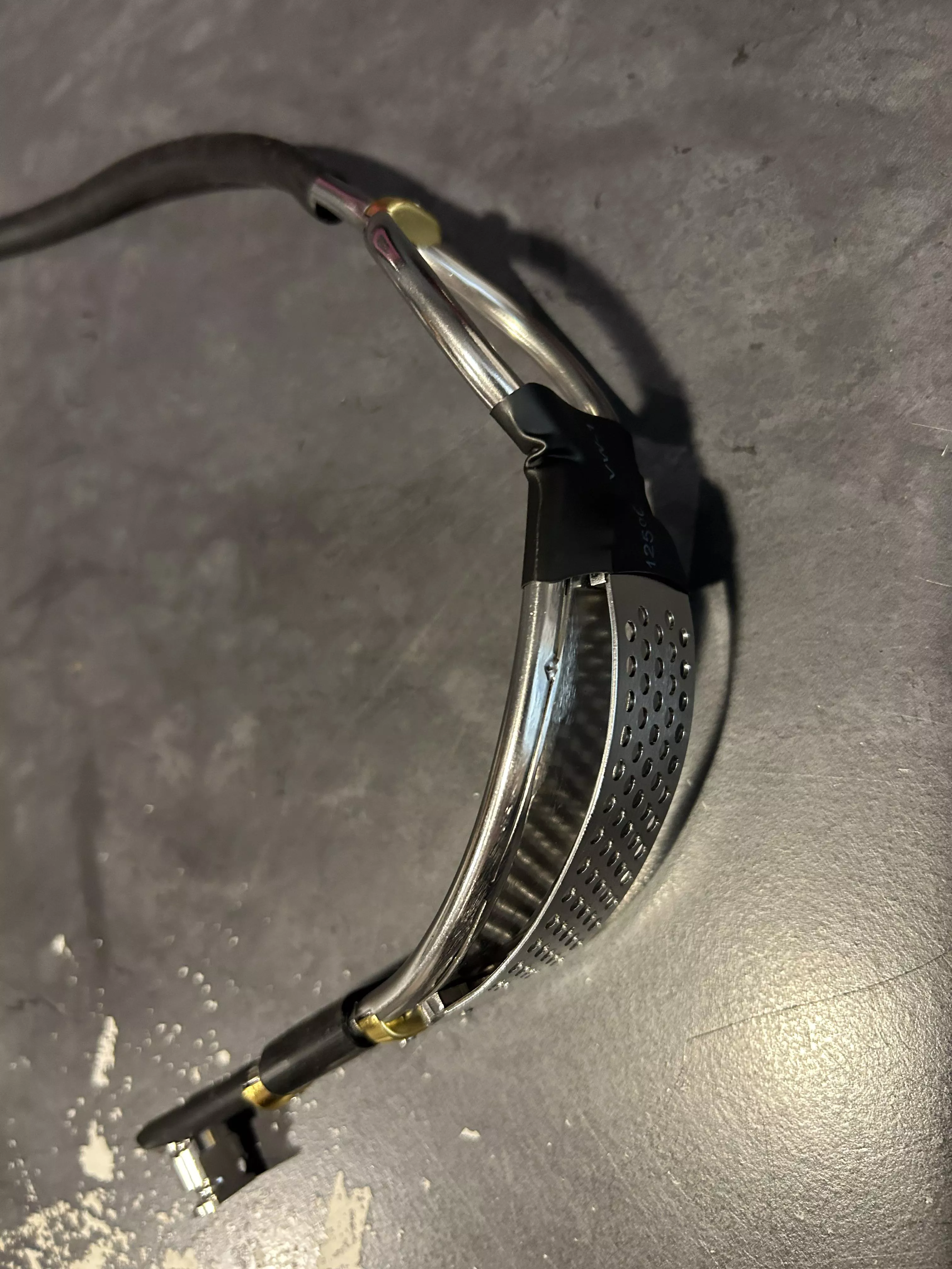 Adjusting new belt- anal area needs extending