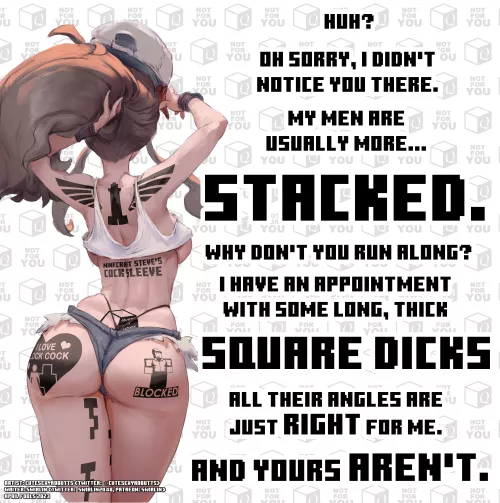 April Fools Part Two: Hilda's Been BLOCKED [Raceplay???] [Tattoos] [Hilda] [Pokemon] [Minecraft???] [Roblox] [Square Dicks] [Parody] [Shitpost] [minecraft steven supremacy] [April Fools]