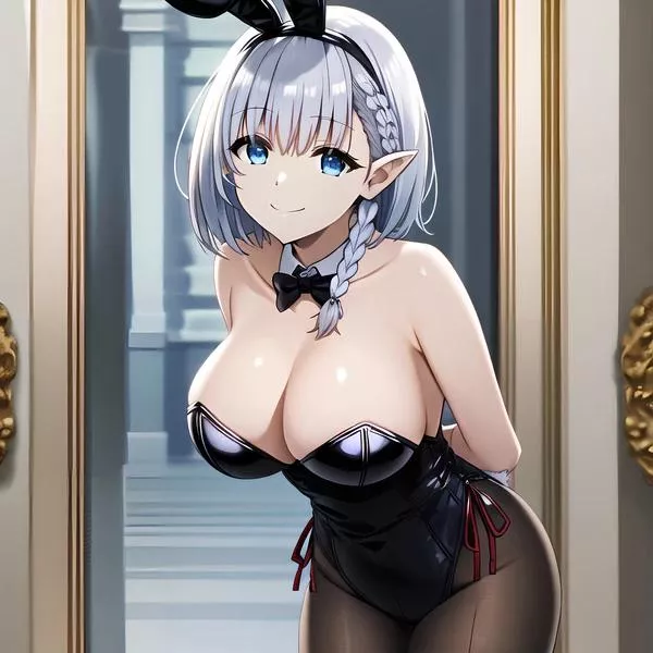 Beta who and in Cosplay bunny. (the eminence of Sadow)