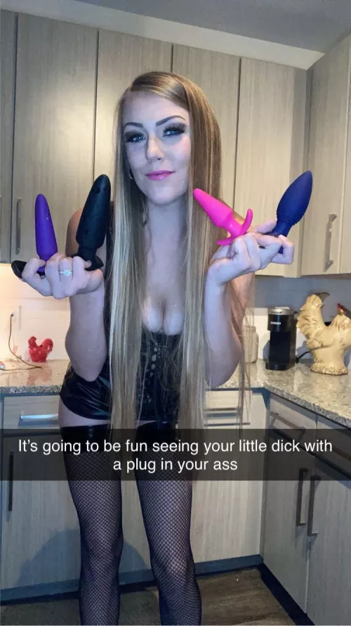 Do you want to be fucked in the ass and plugged after slut? [domme]