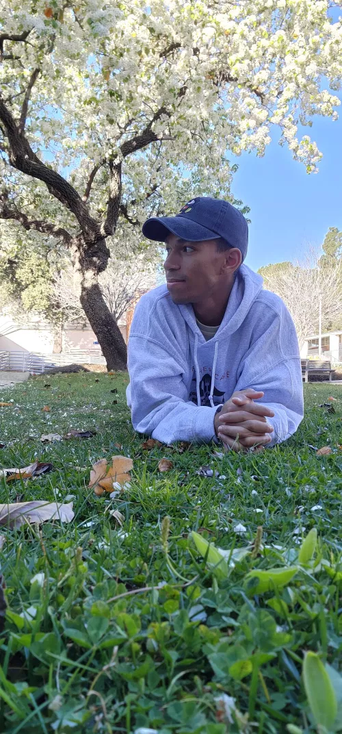 Don't be afraid to lay on the ground and enjoy time