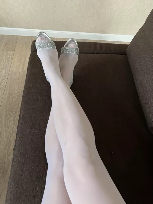 Feeling so sexy in my nylons