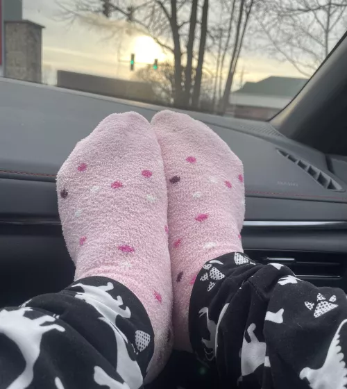 fuzzy socks!