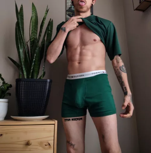 I Hope you daydream about this bulge! 😏🍆💚