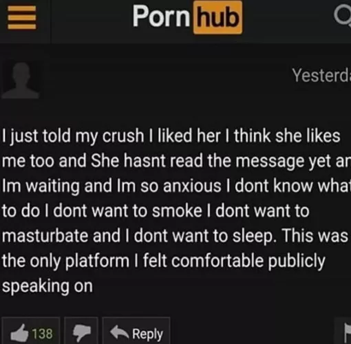 I told my crush I liked her