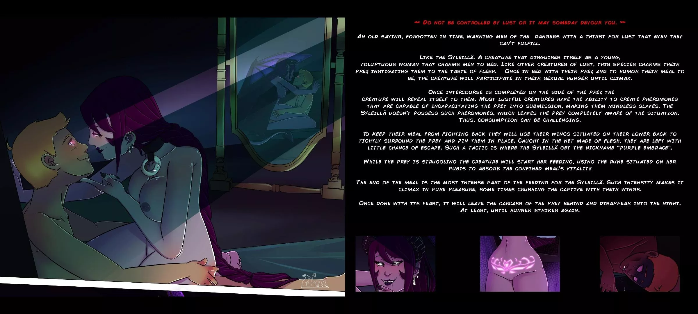 {image} tasty succubus soul vore (artist: MousyLou91)