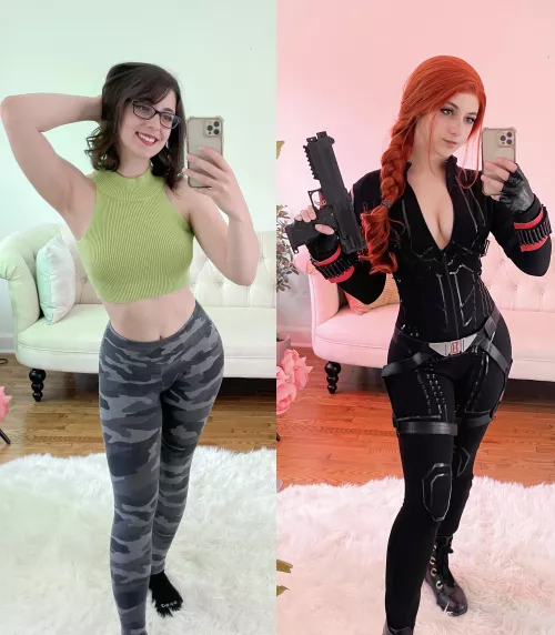 In and out of cosplay - Black Widow by Sara Mei Kasai