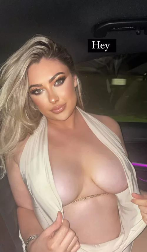 In the cab on the way home, she starts peeing her top back. What next?